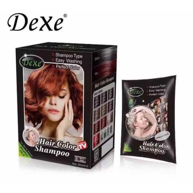 Dexe Hair Color Shampoo Red Wine Shopee Philippines