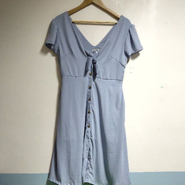 powder blue summer dress