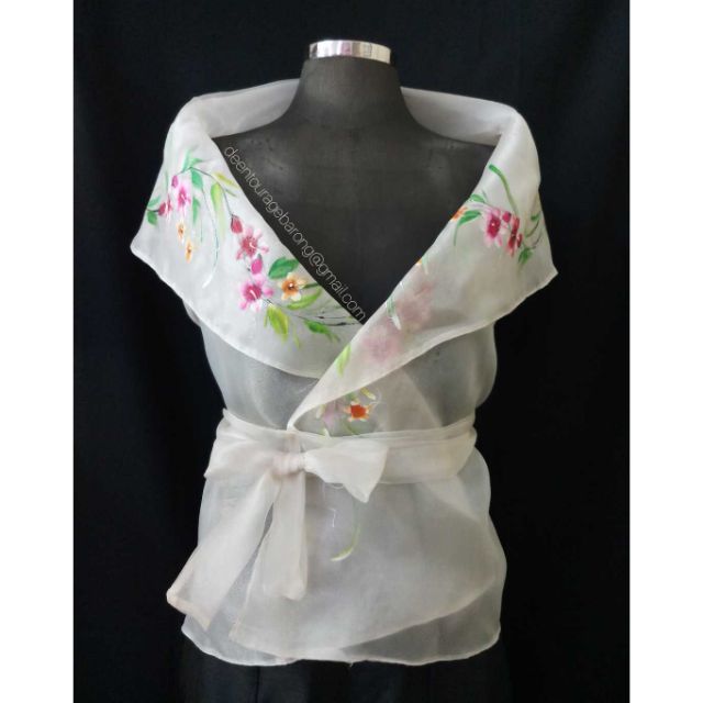 filipiniana scarf