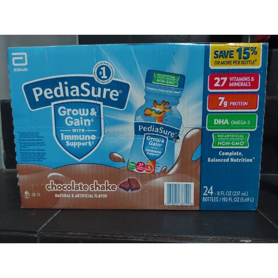 PediaSure Grow and Gain Nutrition Shake for Kids, Chocolate (8 fl. oz