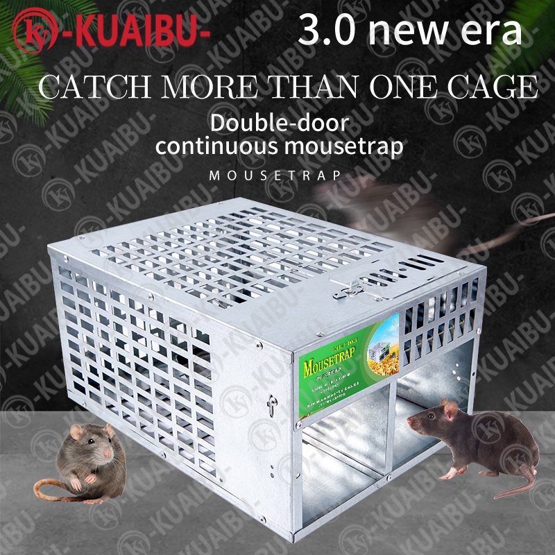 KUAIBU Mice Rodent Catcher Mousetrap cage Pest Reject Rat trap Cage ...