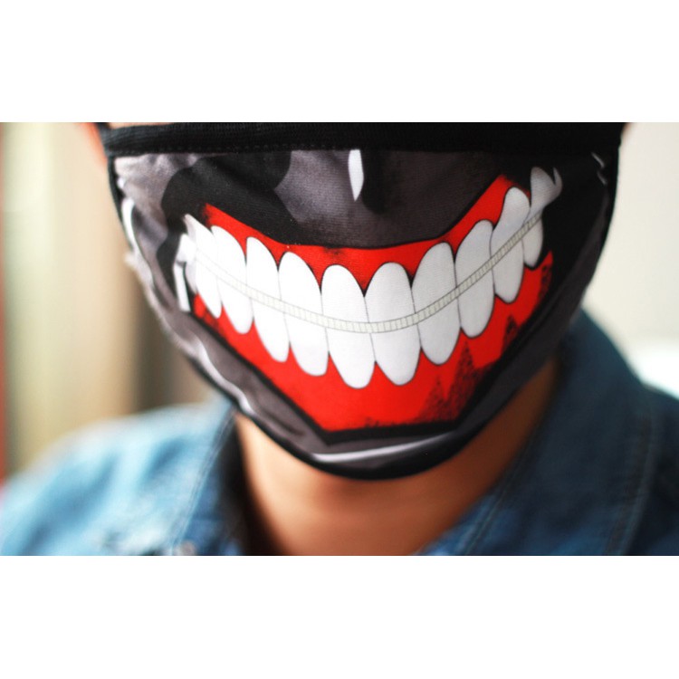 High Quality Clearance Tokyo Ghoul 2 Kaneki Ken Mask Masks Pu Leather Cool Mask Shopee Philippines