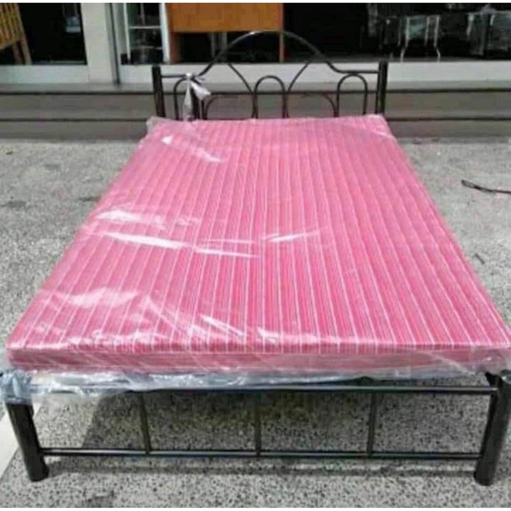 bed frame queen size with uratex foam 60x75 Shopee Philippines