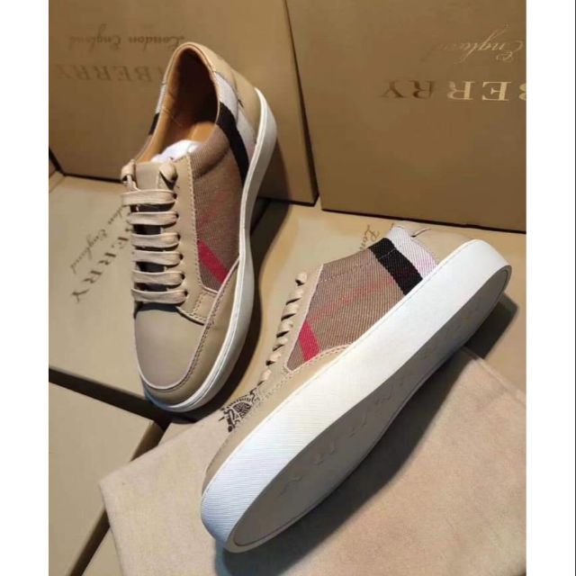 burberry checkered shoes
