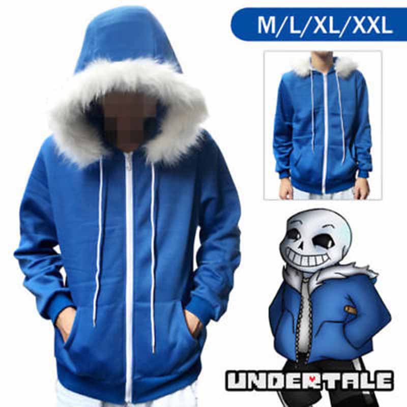 blue hoodie with fur