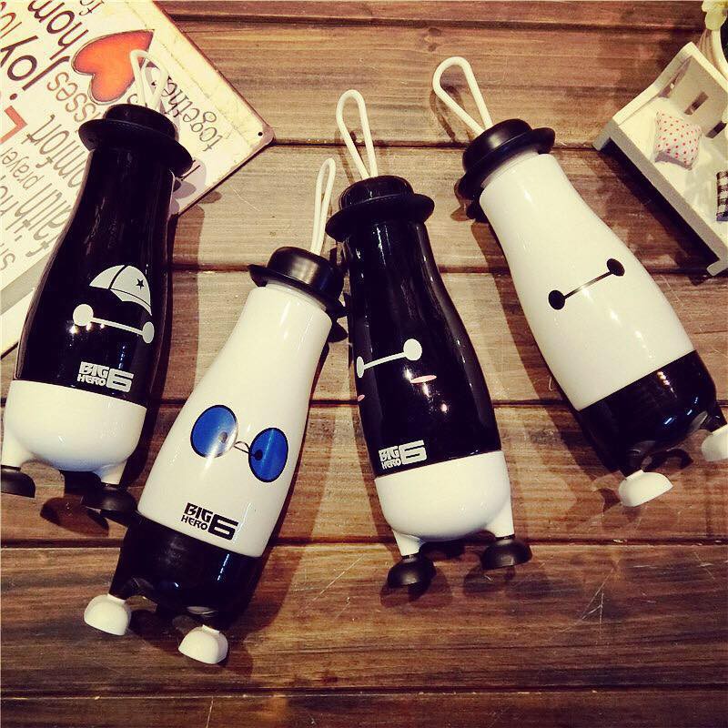 SKT Baymax Drinking Glass bottle 380ml Shopee Philippines