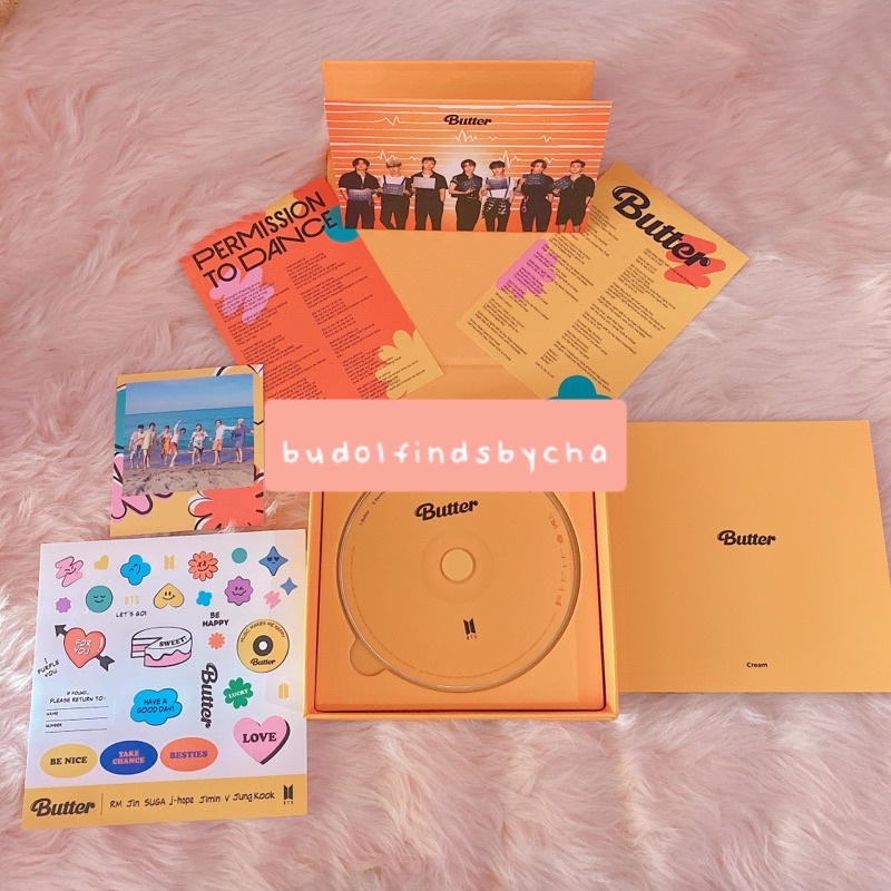 ONHAND BTS BUTTER CD COMPLETE inclusions EXCEPT randoms UNSEALED