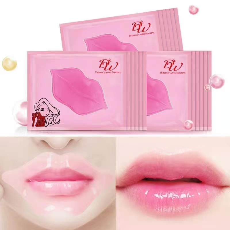 DW Lips Mask For Moisturizing Pink Collagen Crystal Lip Mask | Shopee ...