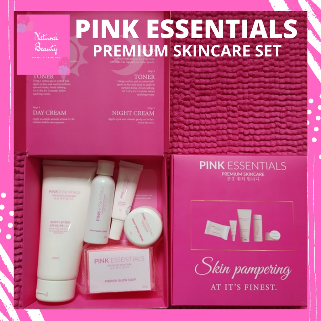 pink essentials premium skincare