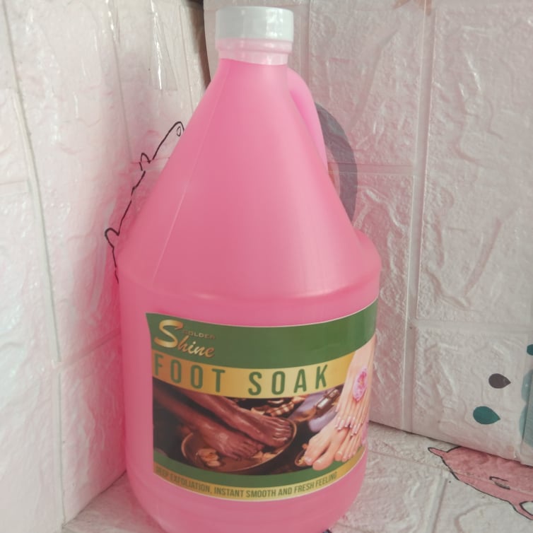 Goden shine Exfoliating foot soak/pampalambot ng kalyo gallon Shopee
