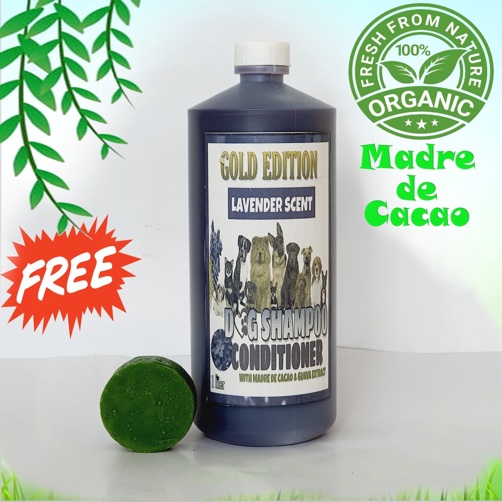 ”Free Soap” 1L, Lavender (1L,LCPS) Madre de Cacao w/ guava extract dog & cat shampoo+conditioner