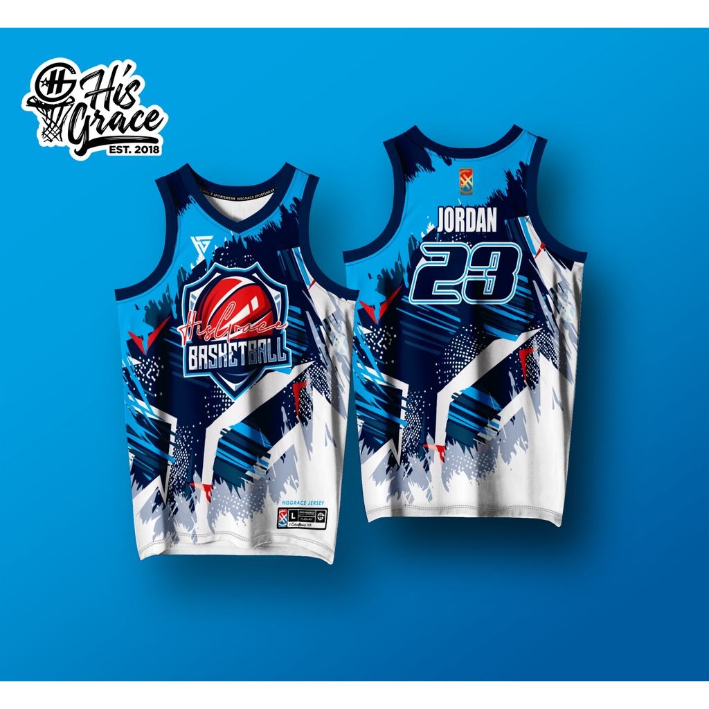 Basketball Jersey Jordan FULL SUBLIMATION HISGRACE BASKETBALL CONCEPT