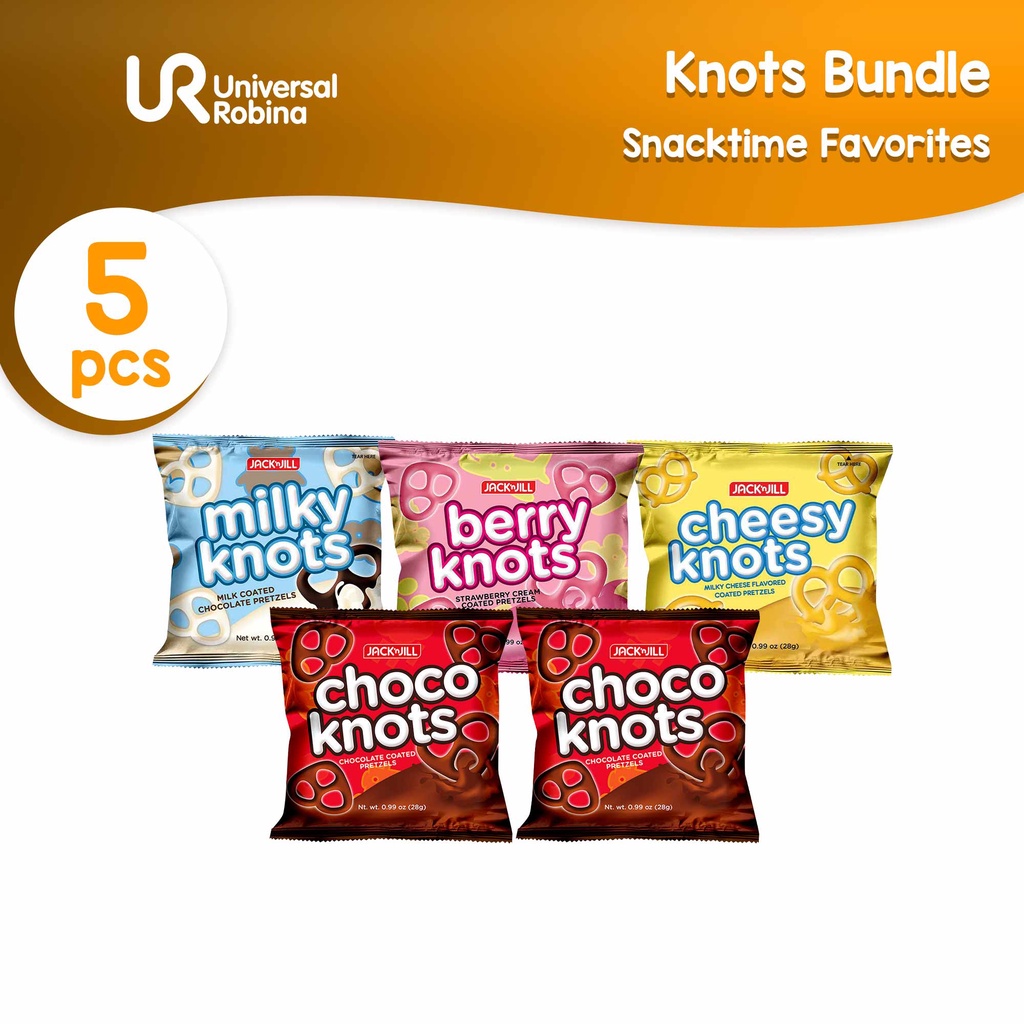 Snacktime Favorites 4+1 Knots (Choco, Berry, Milky & Cheesy get 1 free
