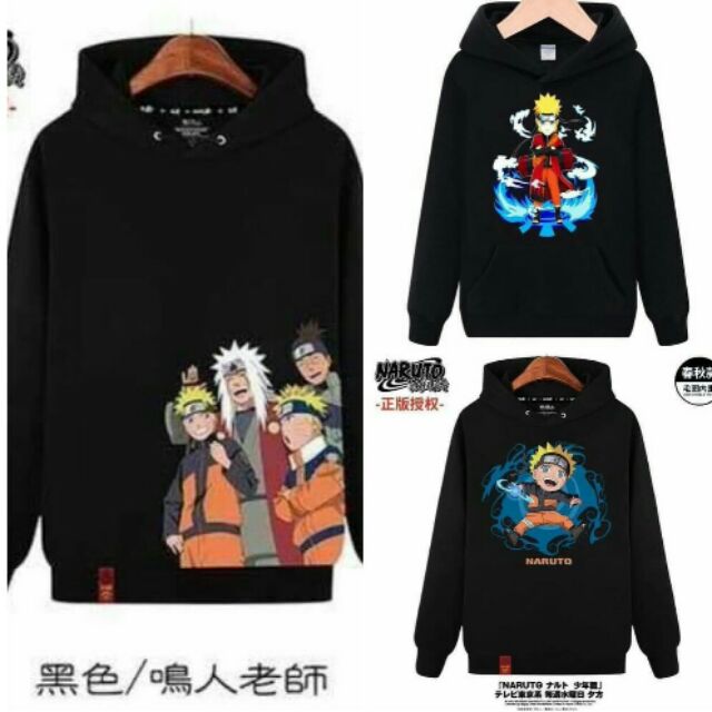 naruto anime hoodie jacket in diffferent design