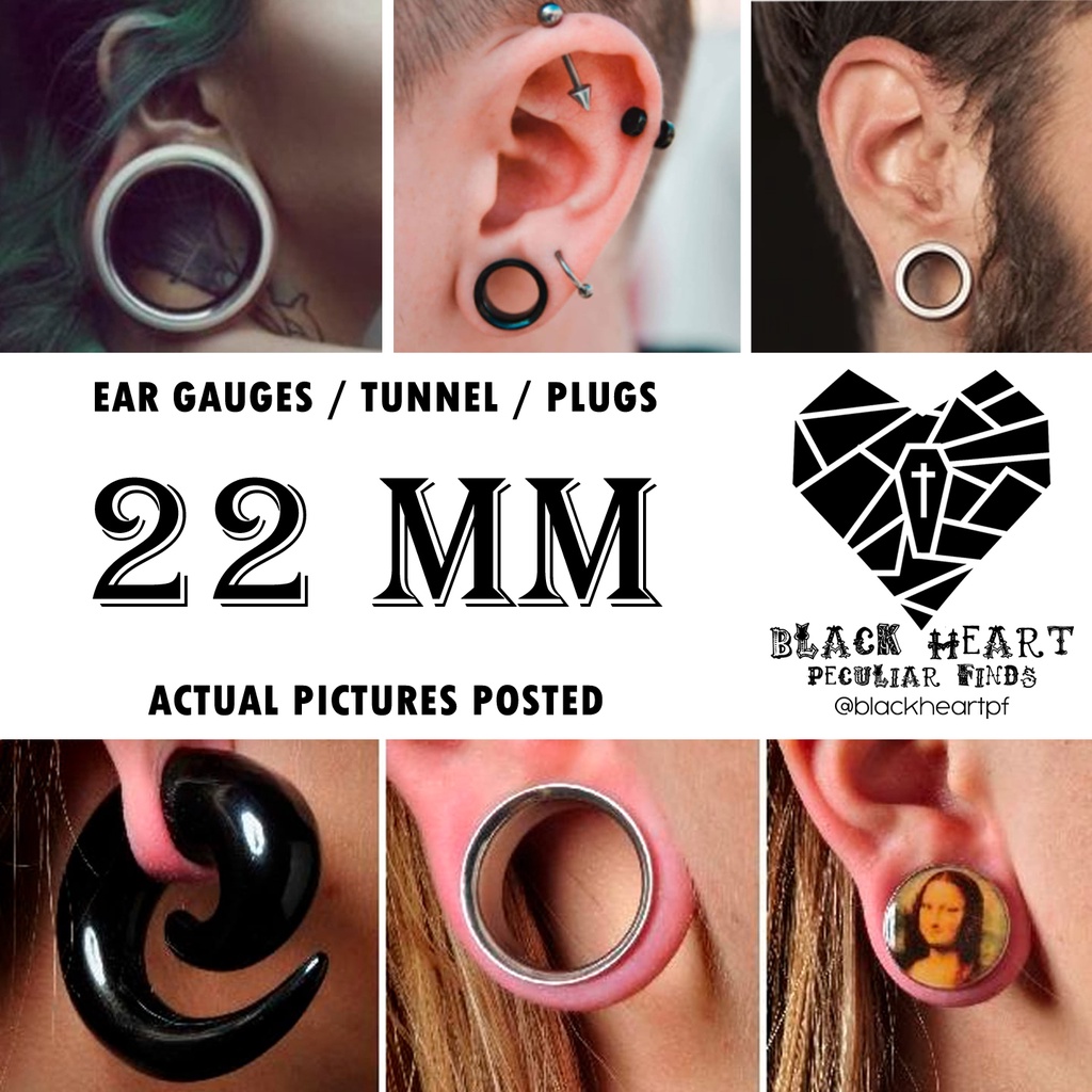 Ear Gauges Plugs Tunnels 22mm Shopee Philippines
