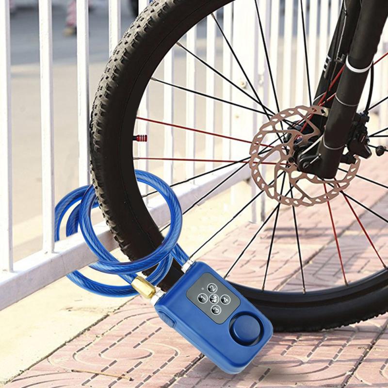 smart bike lock alarm