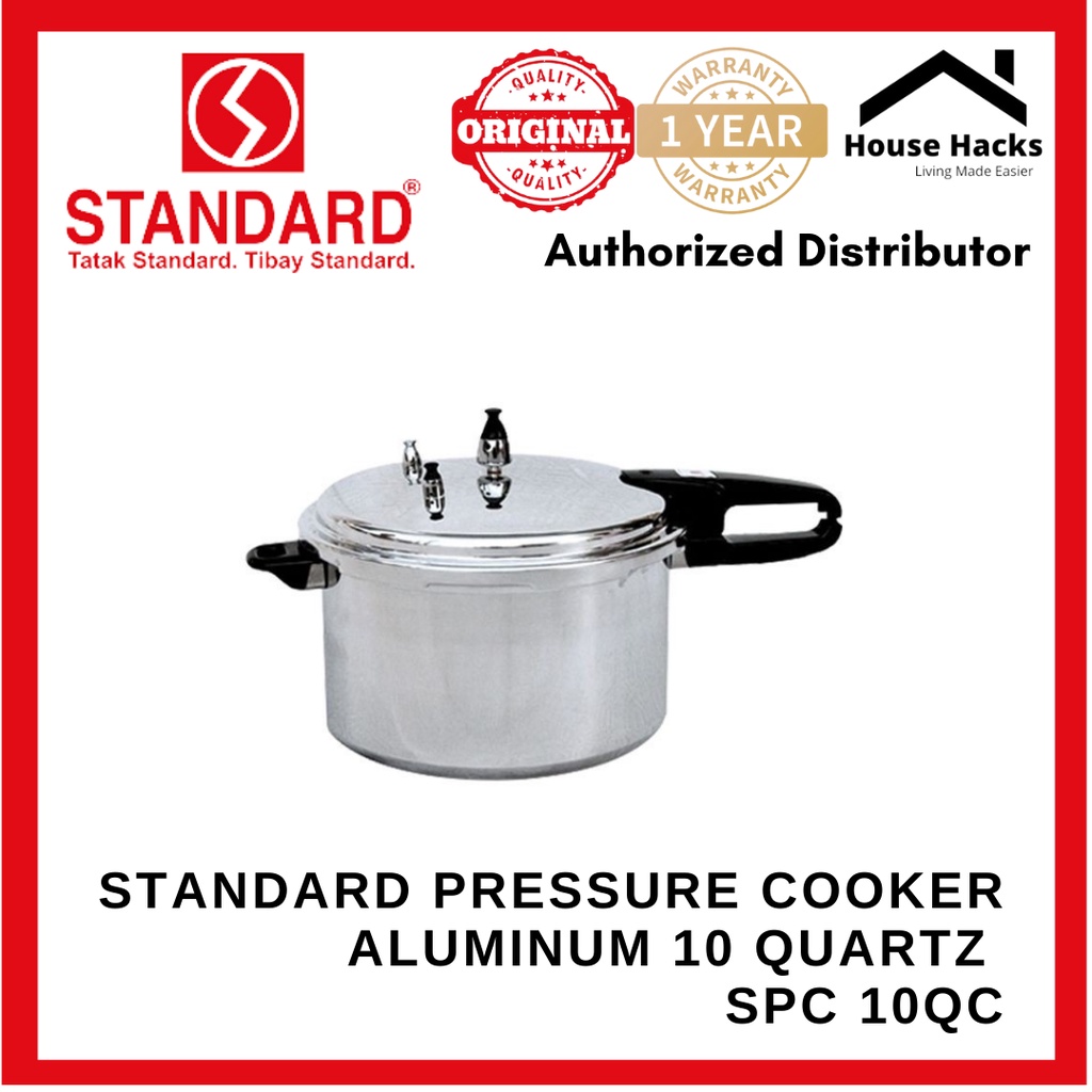 Standard Pressure Cooker Aluminum 10 Quartz SPC 10QC (House Hacks) Shopee Philippines