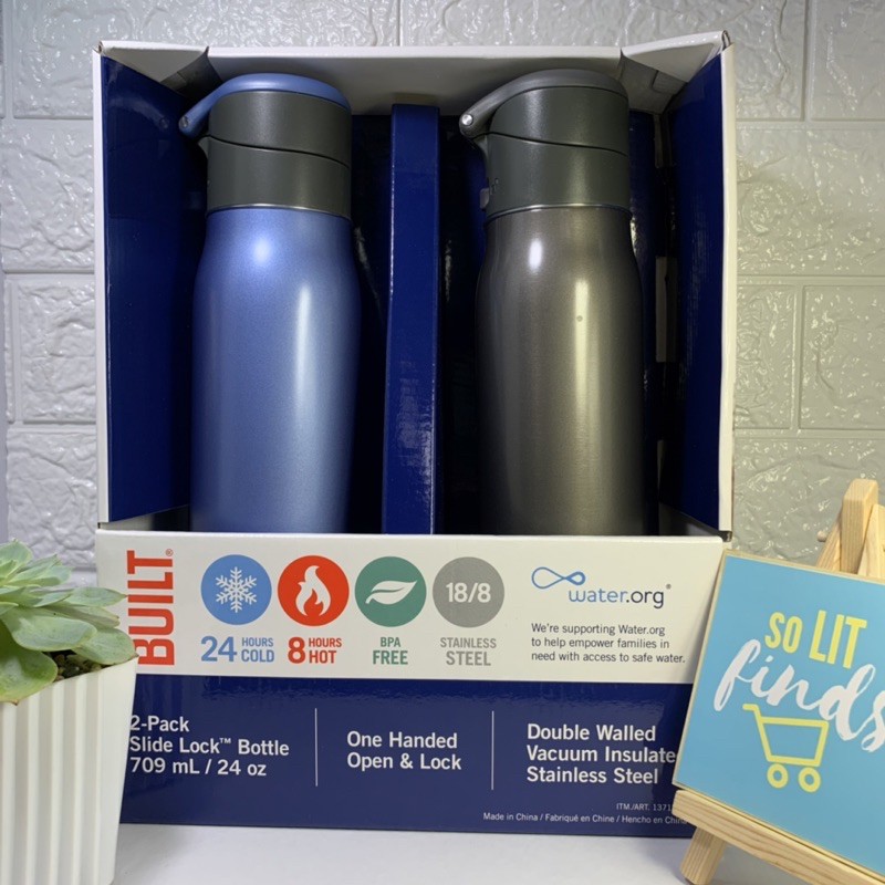 BUILT Stainless Steel Tumbler (2pack) Shopee Philippines