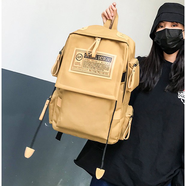 Hong Kong fashion fabric backpack Shopee Philippines
