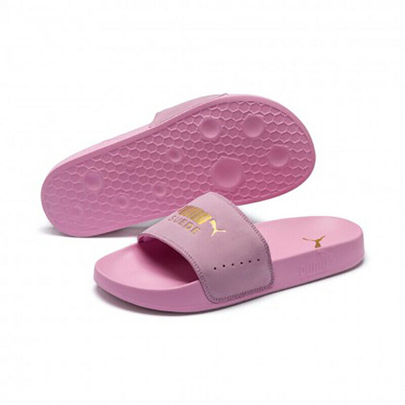 puma leadcat suede slides women's