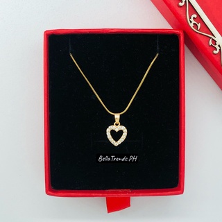 Tala By Kyla Inspired Hollow Heart Necklace  Tbk  Necklace for Women  Gift for Women