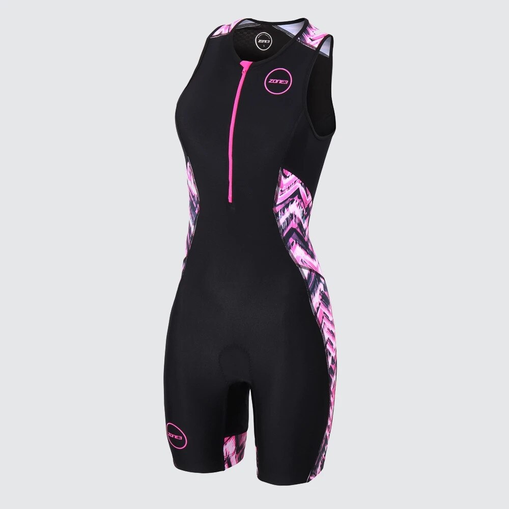 Lo.gas Womens Triathlon Trisuit Sleeved Sleeveless Skinsuit for Cycling Swimming Running 