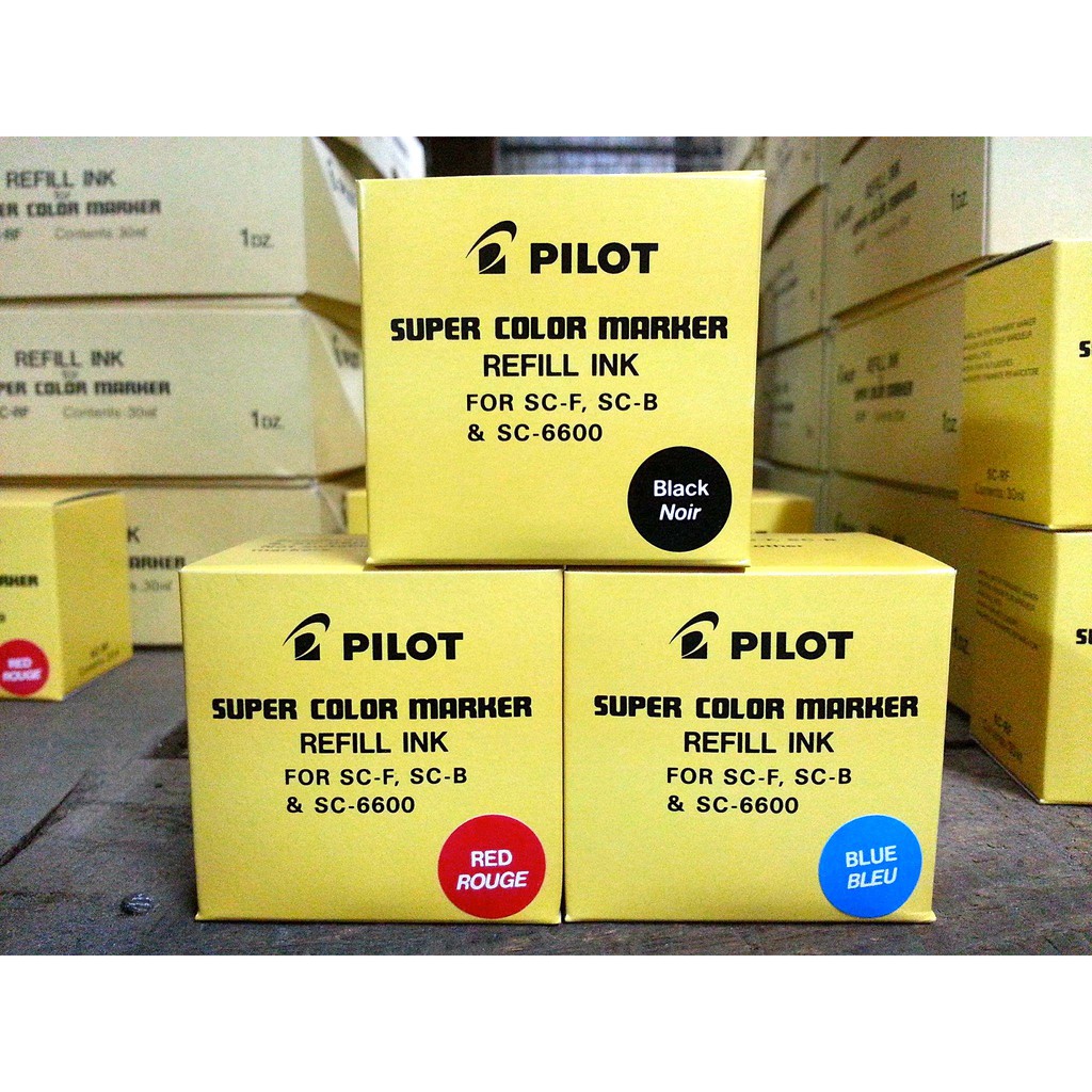 Pilot Pentel Pen Permanent Marker Refill Ink Shopee Philippines