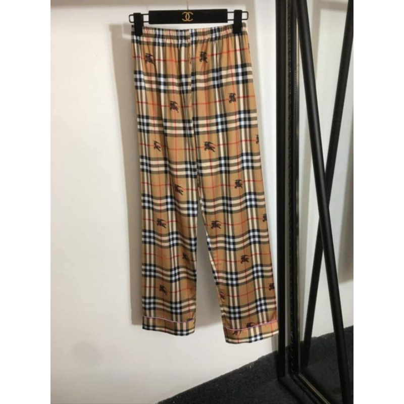 Burberry Sleepwear Set Pants and Top Polo | Shopee Philippines