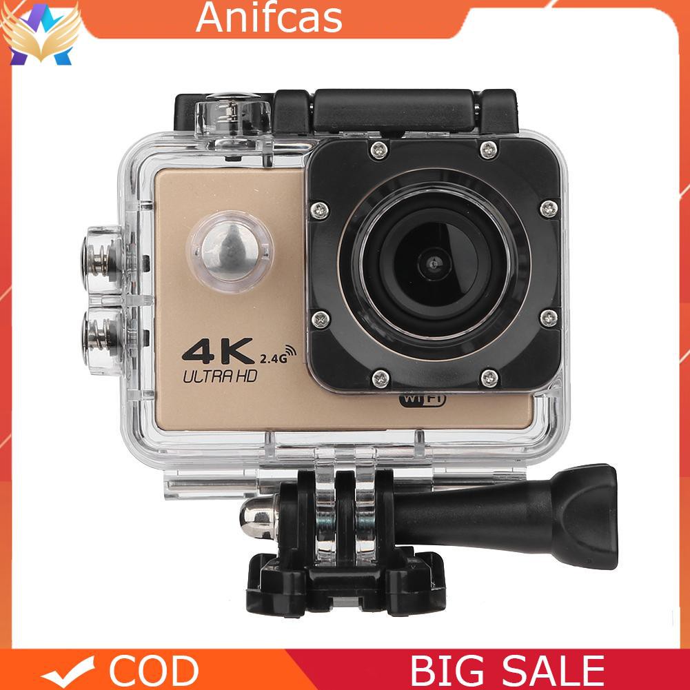 Anifcas F60r Waterproof Action Camera 4k Wifi 1080p 16mp 170 Sports Dv For Gopro Shopee Philippines