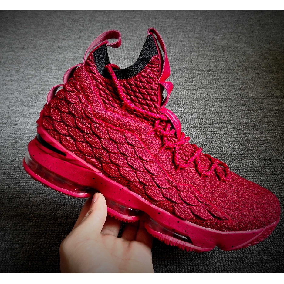 lebron shoes 15 red