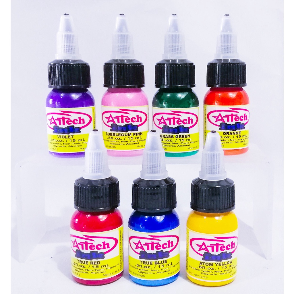 7 Color Set Artech Colors 15ml/ Half oz Artech Ink | Shopee Philippines