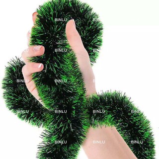 1.6m green/snow design christmas garland/decor/ribbon/prop,christmas tree/party DIY,PVC,BINLU #7