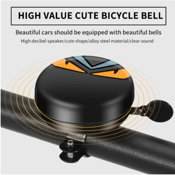ONEVER Bicycle Bells Loud Bike Bells Road Bike Horn Bicycle Handlebar