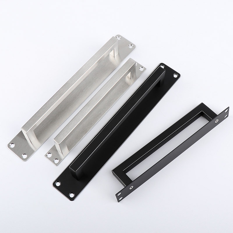Thickened Stainless Steel Main Door Handle Wooden Door Open-Mounted Handle Push-Pull Plate Fire Door Access Door Handle Escape Armrest
