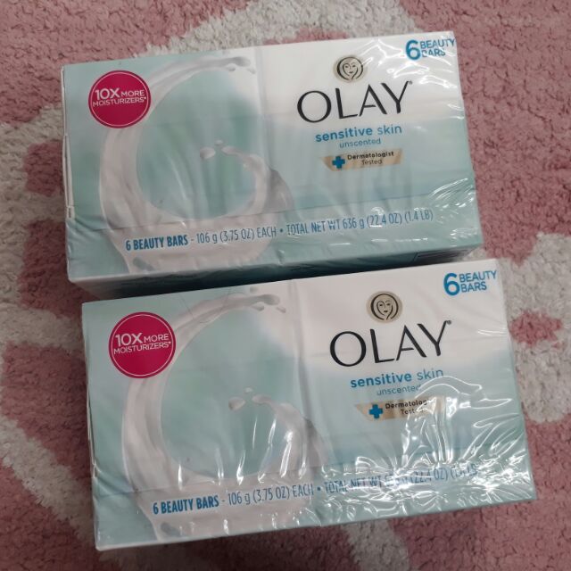Olay Sensitive Skin Moisturizer Soap Unscented (bar 106g/3.75oz