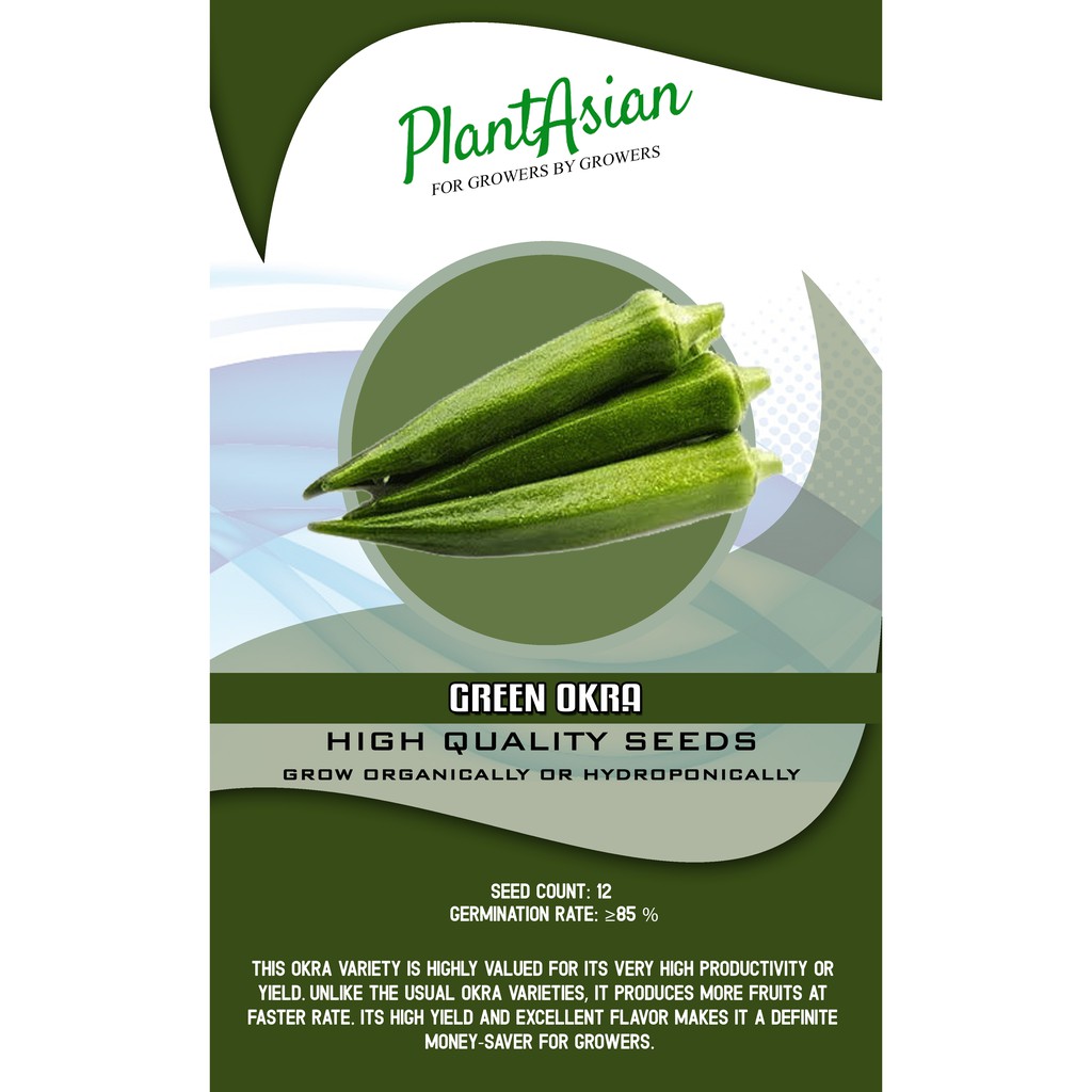HIGH YIELD GREEN OKRA SEEDS Shopee Philippines