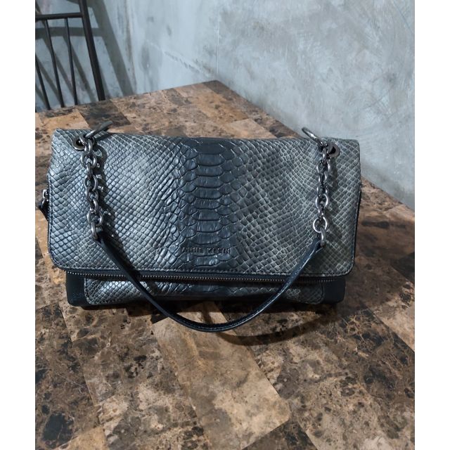 anne klein snakeskin bag