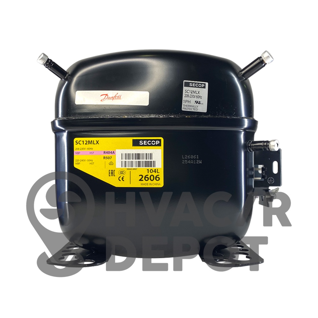 Secop Compressor SC12MLX (1/4 HP, R404A, 220V, 60Hz) Shopee Philippines