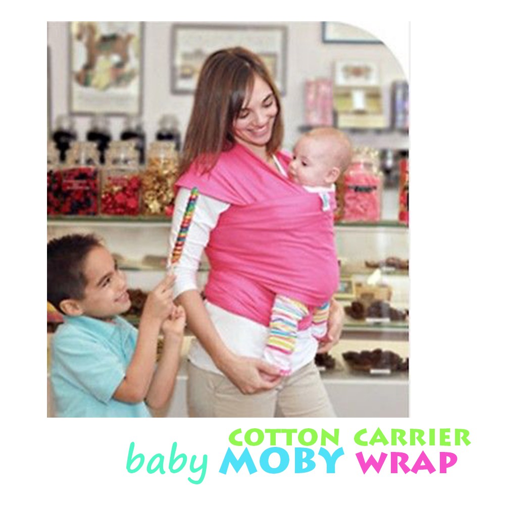 pink moby wrap