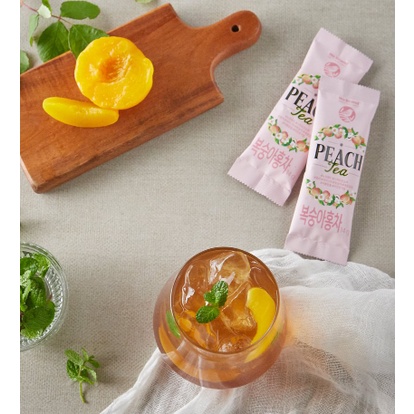 No Brand Peach Tea Ice And Hot Tea 1 Pack 14g X 1sticks Authentic Korean Product Shopee Philippines
