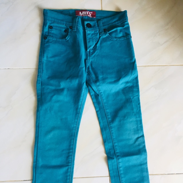 blue green jeans