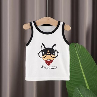 BELOVE Baby Boy Cotton T-shirt Blouse vest Kids Boys Clothes Cartoon Top  Sleeveless(75-80cm) | Shopee Philippines