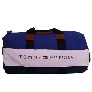 TOMMY HILFIGER CANVAS WEEKENDER BAG (RED/WHITE/BLUE)