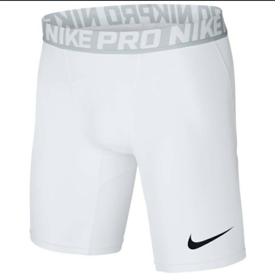 nike biker shorts white