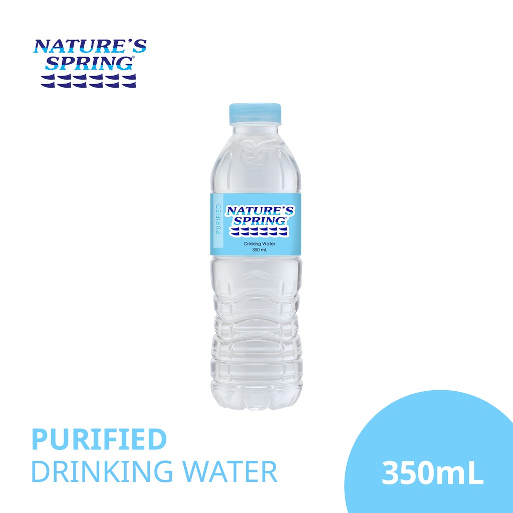 Nature's Spring Purified Water 350mL | Shopee Philippines