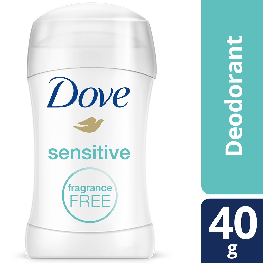 Dove Deodorant Stick Sensitive Hypoallergenic Fragrance 40g Shopee