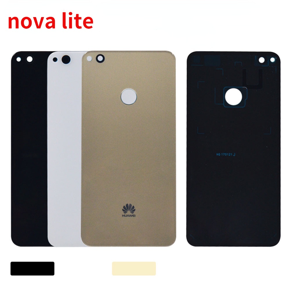 For Huawei nova lite PRA-LX2 Back Glass Battery Cover For Huawei P8 Lite  2017 Back Glass Cover Rear Door Housing Replacement | Shopee Philippines