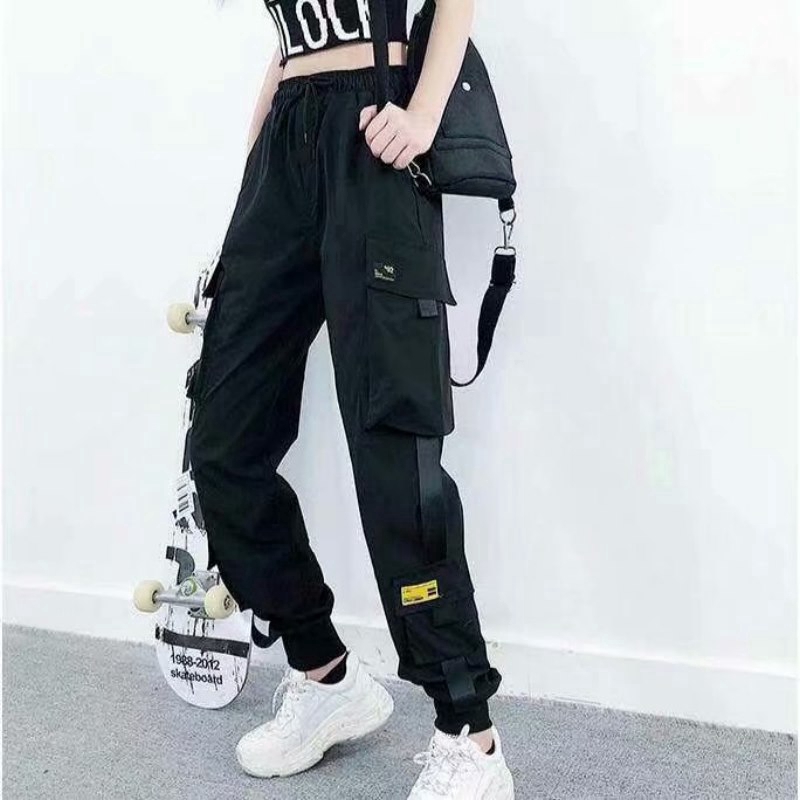 long black cargo pants