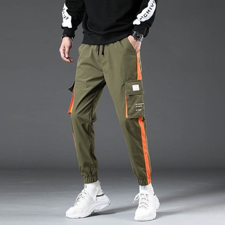 army green cargo joggers