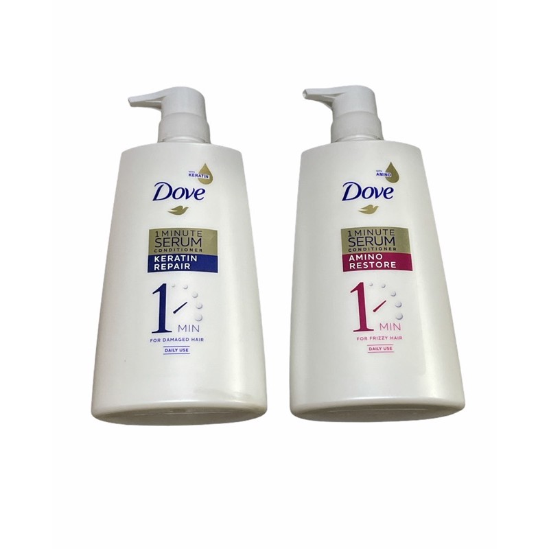Dove Keratin 1 minute Serum Conditioner 650ml Shopee Philippines